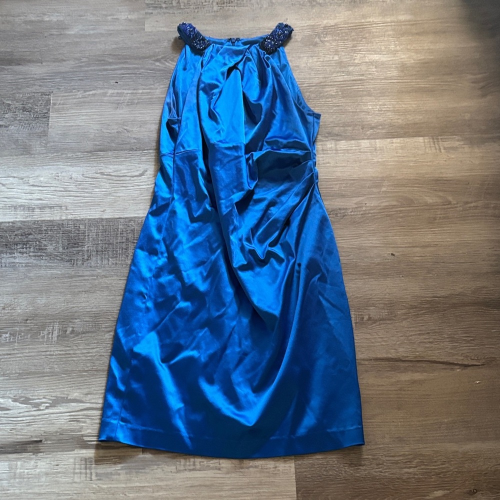 David Meister Royal Blue Coctail Dress